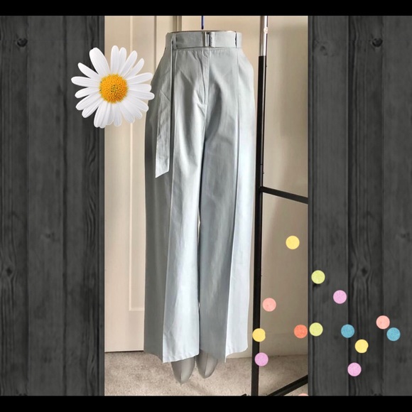 High Waist Trouser With Belt - Picture 1 of 10